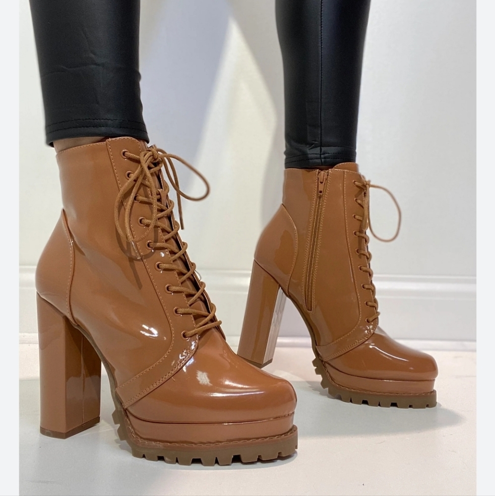 Liliana Patent Leather Boots